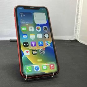 Apple MT0N2J/A iPhone XR 128GB レッド SoftBank SIMロックあり 液晶ヤケあり ﾊﾞｯﾃﾘｰ79%