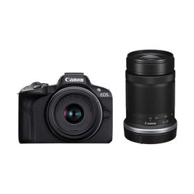 キヤノン カメラ ミラーレス一眼カメラ EOS R50 ダブルズームキット ブラック Canon