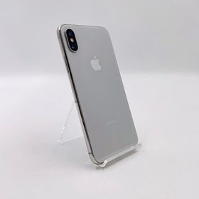 【最速発送】 iPhone X 64GB シルバー au SIMフリー 白ロム【難有】 79%
