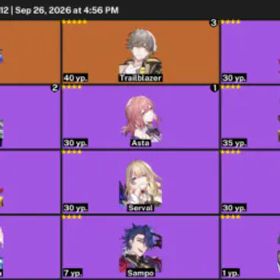 崩壊スターレイル [NA] TL 22 🧭 12 Characters (1 Legendaries) 🧭 Trailblazer + Bailu 🧭 Full Access