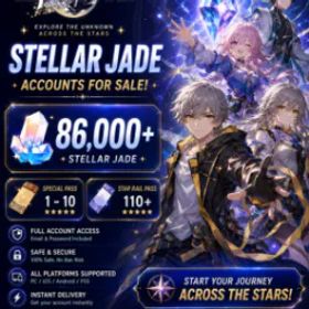 崩壊スターレイル NA ✦ 84K-86 Stellar Jade ✦ 6 Special Pass