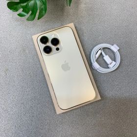 バッテリー87% iPhone 14Pro 256Gb ゴールド 国内版 SIMフリー