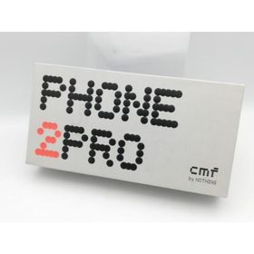【未使用】NOTHING 国内版 【SIMフリー】 CMF Phone 2 Pro ブラック 8GB 128GB【中野】保証期間１ヶ月