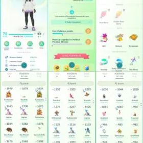 ポケモンGO LVL 70 ✨ 95x Shiny