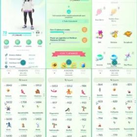 ポケモンGO LVL 70 ✨ 78x Shiny