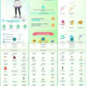 ポケモンGO LVL 70 ✨ 83x Shiny