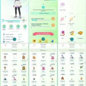 ポケモンGO LVL 70 ✨ 110x Shiny