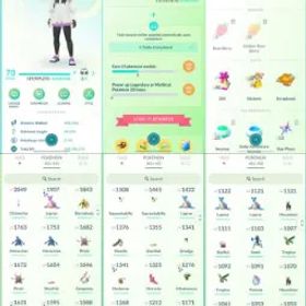 ポケモンGO LVL 70 ✨ 101x Shiny