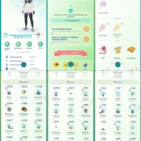 ポケモンGO LVL 70 ✨ 102x Shiny
