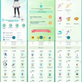 ポケモンGO LVL 70 ✨ 112x Shiny