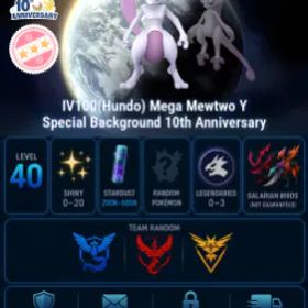 ポケモンGO Mewtwo 40 L