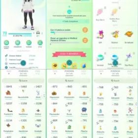 ポケモンGO LVL 70 ✨ 40x Shiny