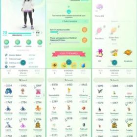 ポケモンGO LVL 70 ✨ 92x Shiny