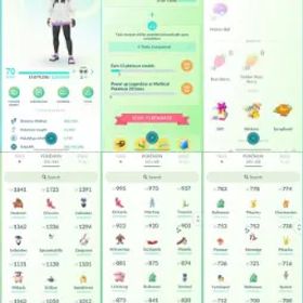 ポケモンGO LVL 70 ✨ 39x Shiny