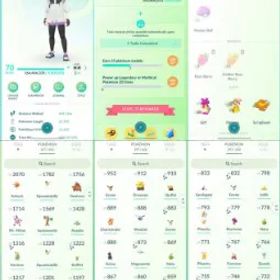ポケモンGO LVL 70 ✨ 84x Shiny