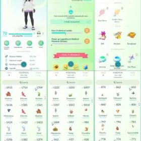 ポケモンGO LVL 70 ✨ 80x Shiny