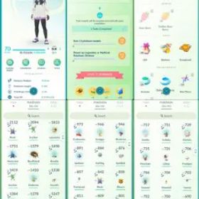 ポケモンGO LVL 70 ✨ 103x Shiny