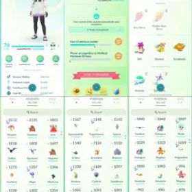 ポケモンGO LVL 70 ✨ 128x Shiny