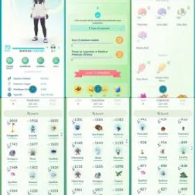 ポケモンGO LVL 70 ✨ 107x Shiny