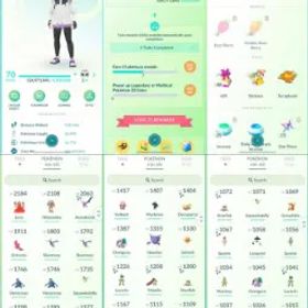 ポケモンGO LVL 70 ✨ 134x Shiny