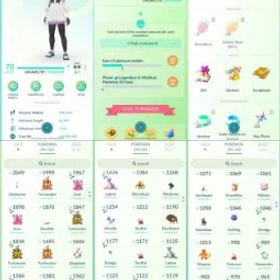 ポケモンGO LVL 70 ✨ 105x Shiny