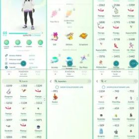 ポケモンGO LVL 66 🟣 3,8m Dust ✨ 162 Shinies 💯 12 Hundos