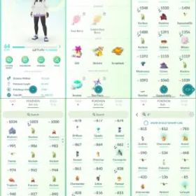 ポケモンGO LVL 64 🟣 4,3m Dust ✨ 58 Shinies 💯 9 Hundos