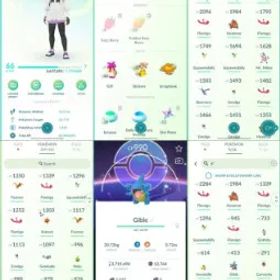 ポケモンGO LVL 66 🟣 3,7m Dust ✨ 164 Shinies 💯 11 Hundos