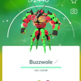 ポケモンGO Pokemon Go Shiny Buzzwole - PTC Account 80K Dust