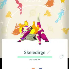 ポケモンGO Shiny Skeledirge Special Background - PTC Account