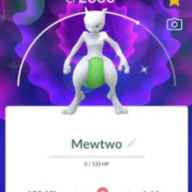 ポケモンGO Shiny Mewtwo Pokemon Go - PTC Account 80K Dust