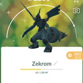 ポケモンGO Pokémon Go Shiny Zerkrom - PTC Account 80K Dust