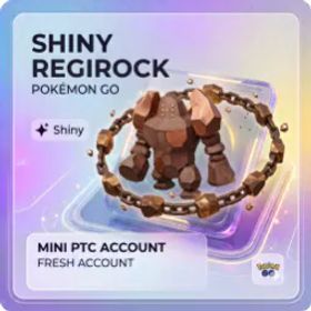 ポケモンGO Pokemon Go Account | Shiny Regirock ✨| 1 SL - Safe PTC ⚜️ | Instant Delivery 🚀