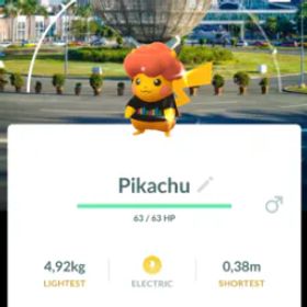 ポケモンGO PTC 20k stardust▶️Shiny Pikachu Manila Background✨
