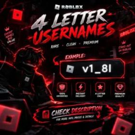 ロブロックス 4 LETTER USERNAMES ✨