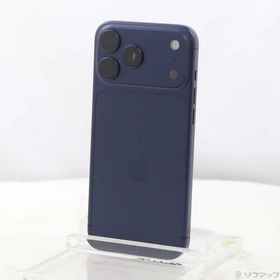 〔中古〕Apple(アップル) iPhone17 Pro Max 2TB ディープブルー MFYL4J／A SIMフリー〔297-ud〕