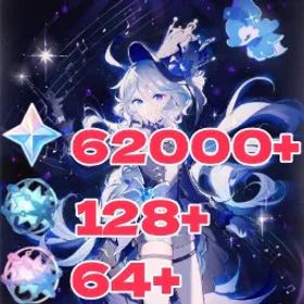 原神 [EU] 💎6.2W+ Primogems |✨ 125+ Acquaint Fates | ✨60+ Intertwined Fates Reroll Account Starter