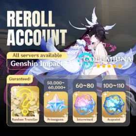 原神 ASIA Columbina | 48K Primogems
