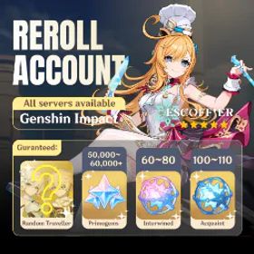原神 EU Escoffier | 48K Primogems