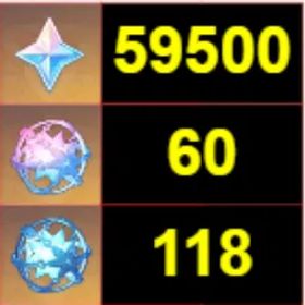 原神 [EU] 59k Primogem
