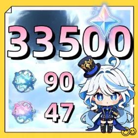 原神 💞【NA】33500-35000 Primogems💎90+Acquaint Fate💎47+Intertwined Fate🎁Starter Wish Reroll 🎁AUTO 24/7 Instant Delivery