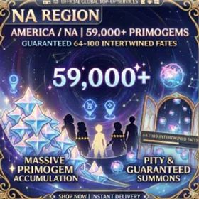 原神 NA 59K-64KGems 64-100 Intertwined Fate