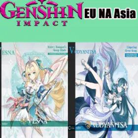原神 EU|AR55|Female|Vesna|Vodyanitsa|33443+ Primogems|133+Acquaint Fate||#pxb
