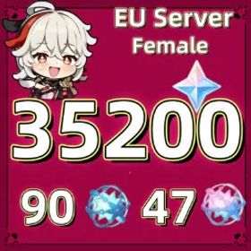 原神 💞【EU】Female 35200+ Primogems💎90+Acquaint Fate💎47+Intertwined Fate🎁 Starter Wish Reroll🎁AUTO 24/7 Instant Delivery