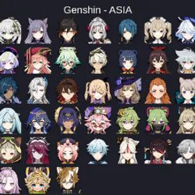 原神 AR55 | HEROES: 39 (Keqing=C1, Nahida=C0, Zhongli=C0, Furina=C0, Qiqi=C0) | LEG HEROES/WEAPONS: 8/1