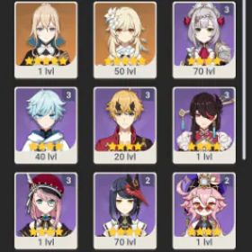 原神 Asia | Genshin Fresh Account 🌸 + AR 47 + Tighnari c1 ✨ + Hu Tao ✨ + Venti ✨ + Jean ✨ + 27 Chars + 1 legend weapon 🌸 + Instant delivery 🌸
