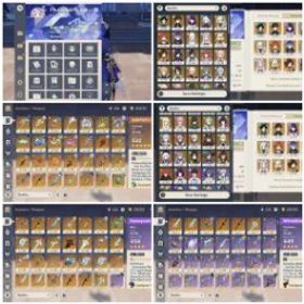 原神 CODE FR-595 Big Whale America Server Size 287x5 Meta 11xC6 13xR5 C6R5 Mavuika Citlali Xilonen Yelan Clorinde Furina Chiori Nahida yaemiko Nilou etc