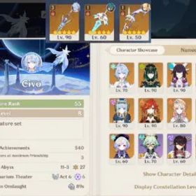 原神 Odette❄️ Nefer Lauma Columbina🩵 Nicole Arlecchino Mavuika❤️🔥AR55 EU🇪🇺 ✦ Full Access Email✅