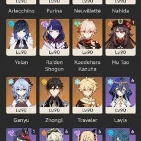 原神 🌬genshin/Hrs ACCOUNT❄️ ⛩️56X5 GENSHIN 70X5 HONKAI!⛩️ C1 CLOMBINA!🌌 BEFFER PREMIUM TEAM! Flins+ SIG!!! AND A LOT OF CHARACTERS!