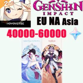 原神 [EU]AR55|Columbina+Durin+48944 Primogems|60+Intertwined Fate|103+Acquaint Fate